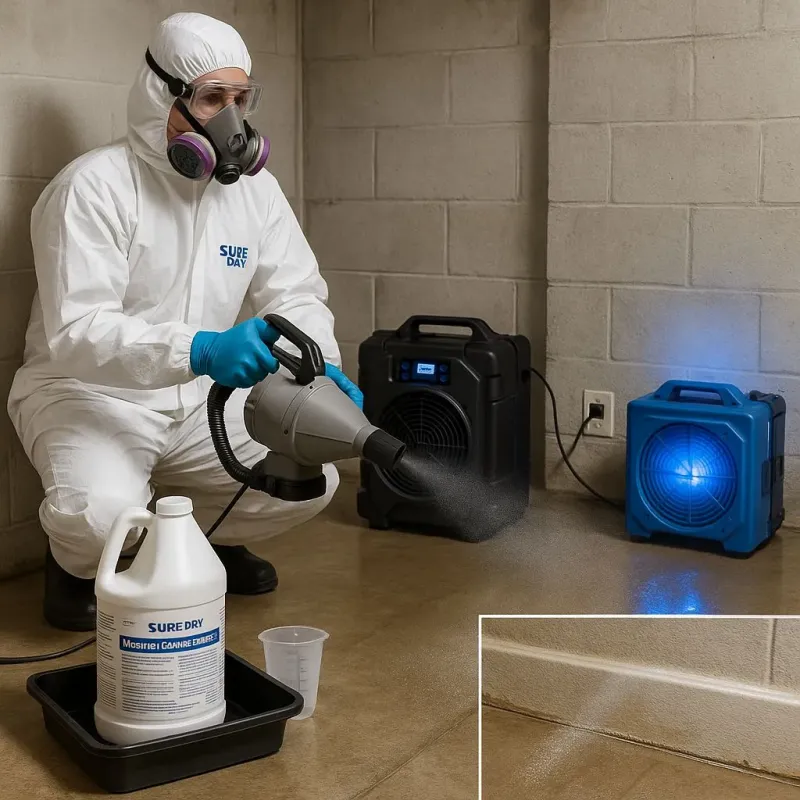 Sanitization and Odor Removal process in Crystal Falls, MI