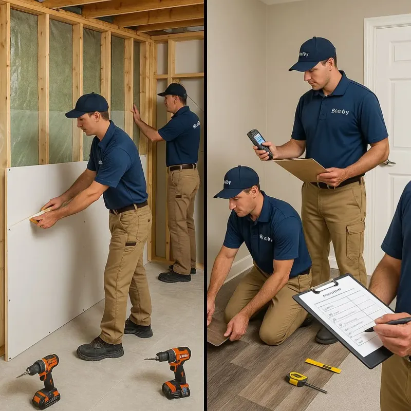 Repairs and Reconstruction process in Crystal Falls, MI